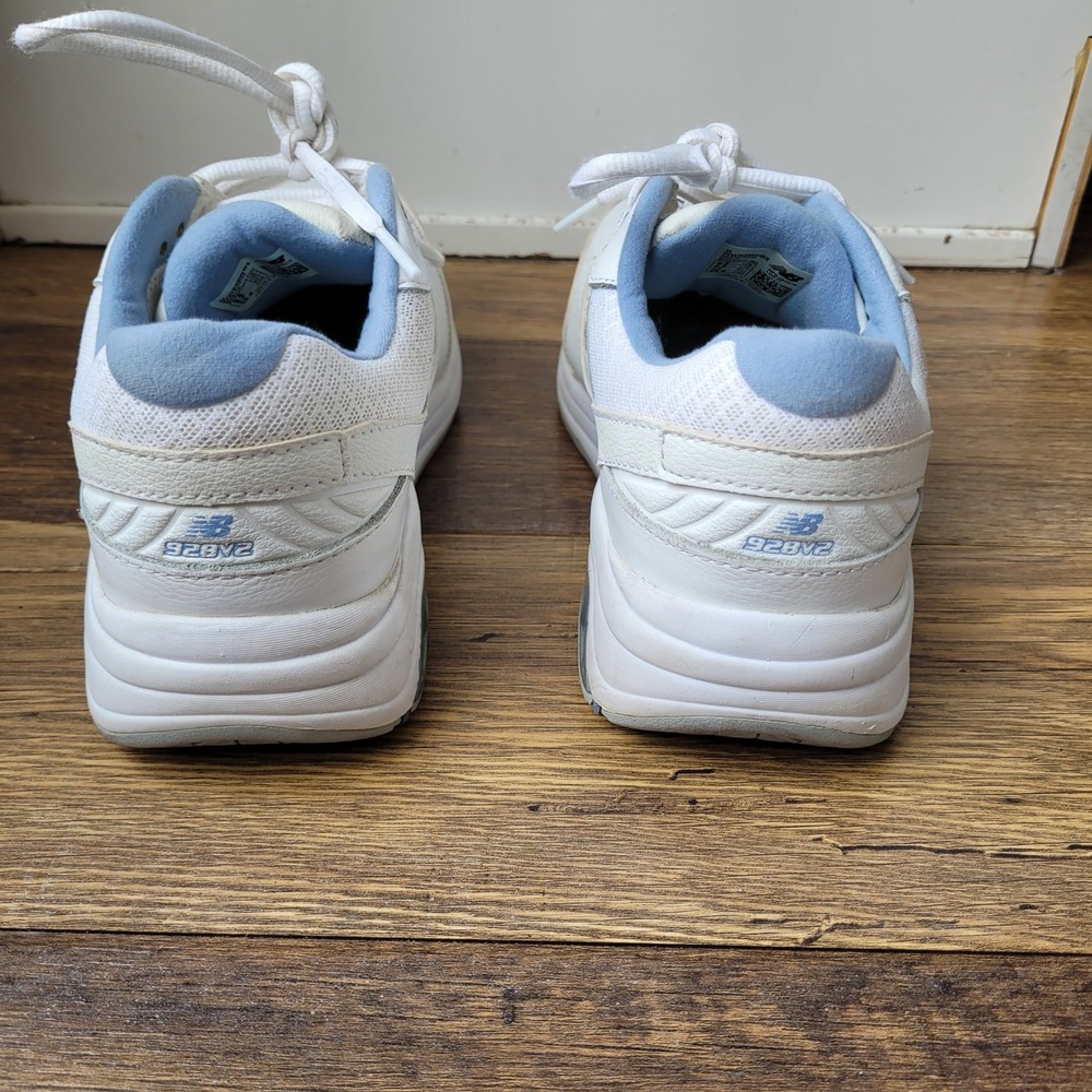 New Balance 928v3 Women Lace Up White/Blue Chunky Walking Shoes Sz 8.5 Sneakers - Picture 6 of 16
